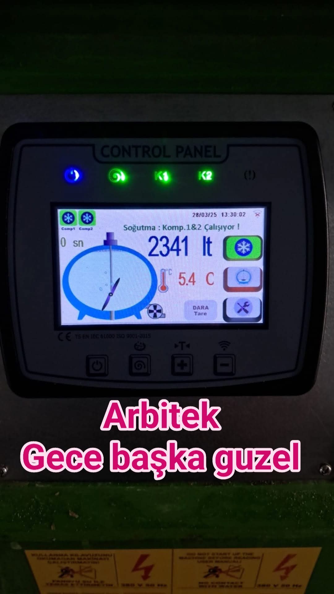 SGT0204 EKO - Soğutma ve Yıkama Kontrol Sistemi